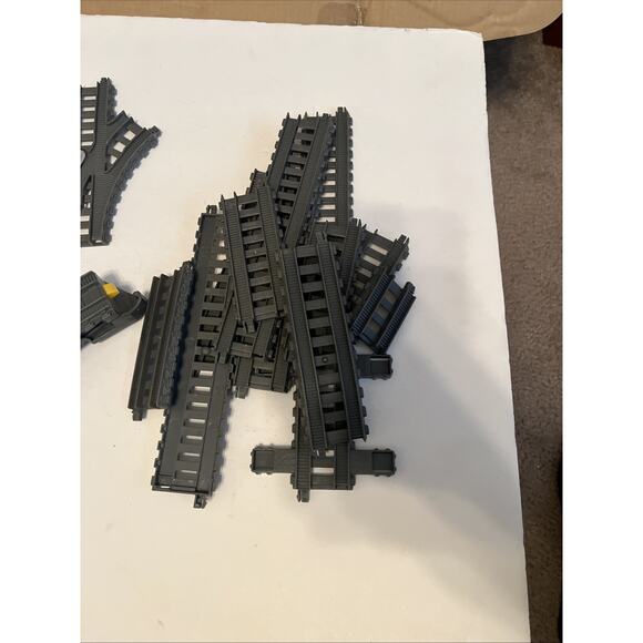 Thomas the Train Sky High Bridge Jump Replacement Part Grey Track Lot Of 35+ - Picture 4 of 4